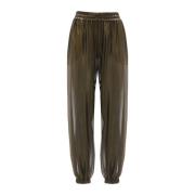 Wide Trousers The New Arrivals Ilkyaz Ozel , Beige , Dames