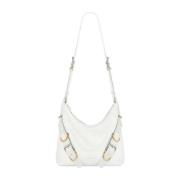 Ivoor Crossbody Tas met Metalen Details Givenchy , White , Dames