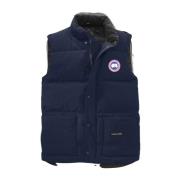 Freestyle Crew Vest Canada Goose , Blue , Heren