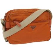 Pre-owned Nylon prada-bags Prada Vintage , Orange , Dames