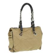 Pre-owned Nylon prada-bags Prada Vintage , Beige , Dames