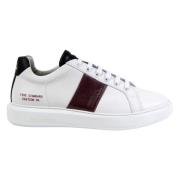 Handgemaakte Witte Leren Sneakers National Standard , Multicolor , Her...