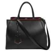 Pre-owned Leather totes Fendi Vintage , Black , Dames