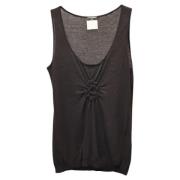 Pre-owned Cotton tops Chanel Vintage , Black , Dames