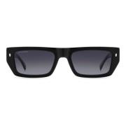 Icon 0011/S Black/Grey Sunglasses Dsquared2 , Black , Heren