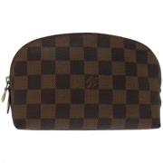 Pre-owned Canvas pouches Louis Vuitton Vintage , Brown , Dames