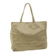 Pre-owned Satin totes Prada Vintage , Beige , Dames