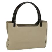 Pre-owned Leather prada-bags Prada Vintage , Gray , Dames