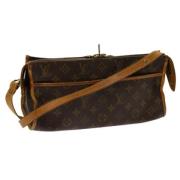 Pre-owned Canvas handbags Louis Vuitton Vintage , Brown , Dames