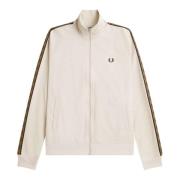 Track Jacket met Logo Fred Perry , Beige , Heren