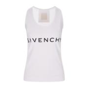 Witte Crew-neck Tank Top Archetype Givenchy , White , Dames