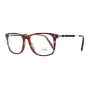 Bruine Rechthoekige Optische Monturen Tod's , Brown , Heren