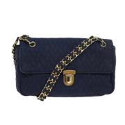 Pre-owned Canvas prada-bags Prada Vintage , Blue , Dames