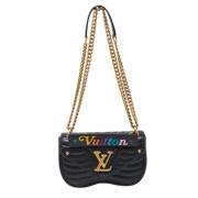 Pre-owned Leather louis-vuitton-bags Louis Vuitton Vintage , Black , D...