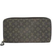 Pre-owned Canvas wallets Louis Vuitton Vintage , Brown , Dames