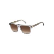 Grijs Bruin Getinte Zonnebril Eyewear by David Beckham , Gray , Unisex