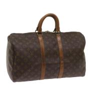 Pre-owned Canvas louis-vuitton-bags Louis Vuitton Vintage , Brown , Da...