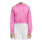 Roze Hoodie met Grosgrain-logo Jacquemus , Pink , Dames