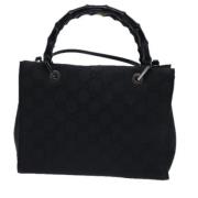 Pre-owned Canvas gucci-bags Gucci Vintage , Black , Dames