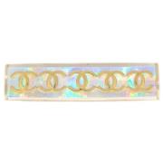 Pre-owned Metal hair-accessories Chanel Vintage , Yellow , Dames