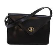 Pre-owned Leather celine-bags Celine Vintage , Black , Dames