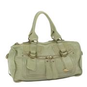 Pre-owned Leather handbags Chloé Pre-owned , Green , Dames