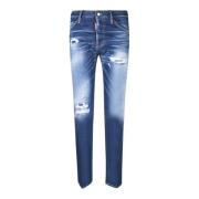 Blauwe Jeans Ss24 Herenmode Dsquared2 , Blue , Heren