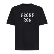 T-shirt met ronde hals 44 Label Group , Black , Heren