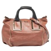 Pre-owned Leather handbags Chloé Pre-owned , Brown , Dames