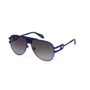 Blauw Gradient Rook Zonnebril Just Cavalli , Blue , Heren