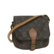 Pre-owned Canvas louis-vuitton-bags Louis Vuitton Vintage , Brown , Da...