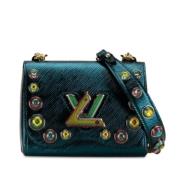 Pre-owned Leather louis-vuitton-bags Louis Vuitton Vintage , Green , D...