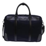 Pre-owned Fabric handbags Burberry Vintage , Blue , Unisex