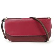 Pre-owned Leather shoulder-bags Loewe Pre-owned , Red , Dames