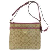 Pre-owned Canvas shoulder-bags Coach Pre-owned , Brown , Dames