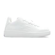 Box Sneakers Burberry , White , Dames