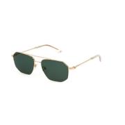 Rose Gold Green Zonnebril Spln39 Police , Yellow , Unisex