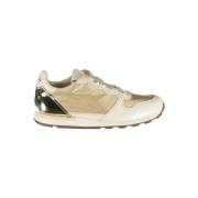 Beige Vetersneakers met Contrasterende Details Diadora , Multicolor , ...