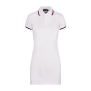 Witte Polo-Stijl Midi Jurk Dsquared2 , White , Dames