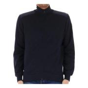 Heren Full Zip Katoenen Sweater Colmar , Blue , Heren