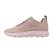 Stijlvolle Casual Sneakers voor Vrouwen Geox , Pink , Dames