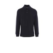 Blauwe Polo T-shirts en Polos Brunello Cucinelli , Blue , Heren