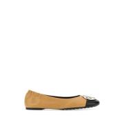 Nappa Leren Ballerina's Tory Burch , Brown , Dames