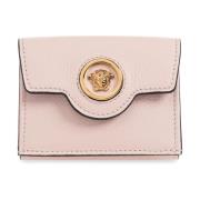 Leren portemonnee Versace , Pink , Dames