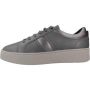 Skyely Sneakers Geox , Gray , Dames