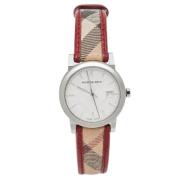 Pre-owned Stainless Steel watches Burberry Vintage , Gray , Dames