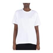 Wit Ronde Hals T-Shirt Acne Studios , White , Dames