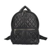 Pre-owned Fabric backpacks Chanel Vintage , Black , Dames