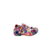 Rode Multicolor Leren Sneakers Comme des Garçons , Multicolor , Dames