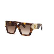 Stijlvolle zonnebril met bruine gradientlenzen Philipp Plein , Brown ,...